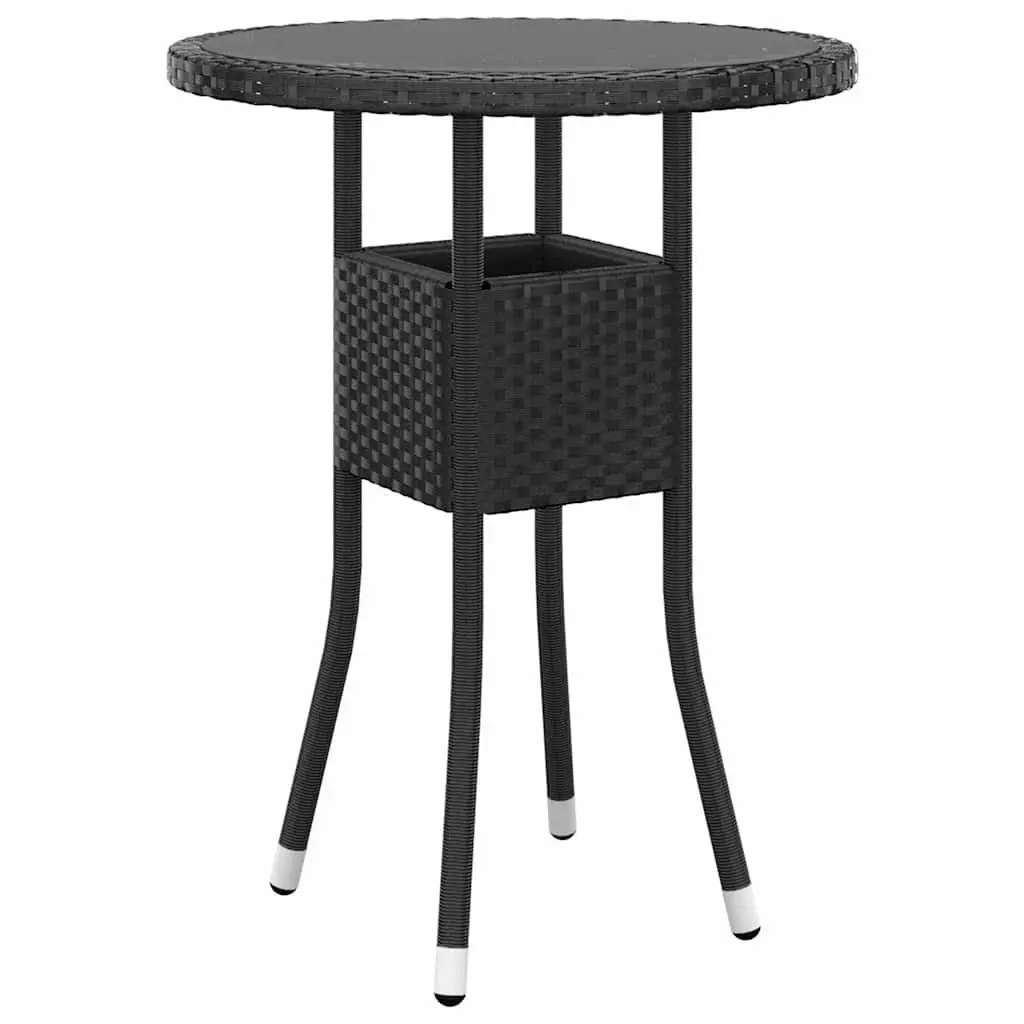 3 Piece Garden Dining Set with PE Rattan