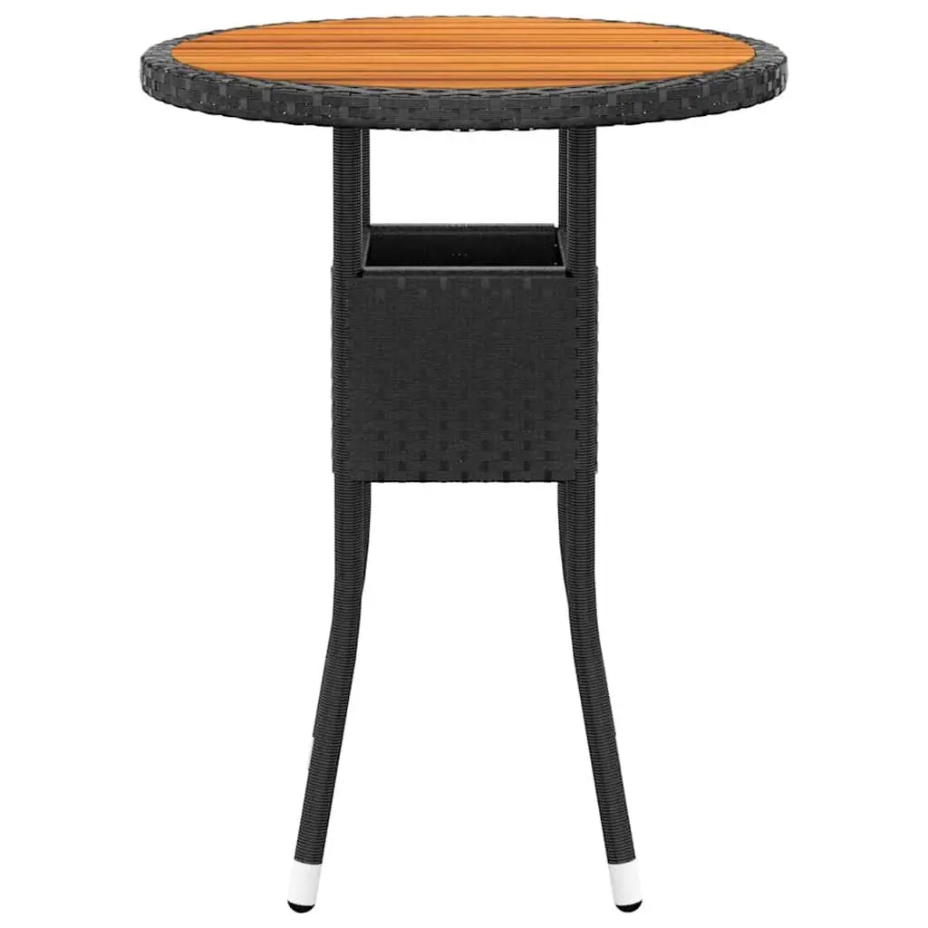 3 Piece Garden Dining Set with Rattan Chairs
