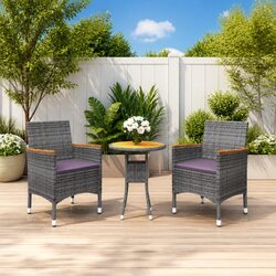 Premium 3 Piece Garden Dining Set for Outdoor Use