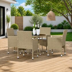 Stylish 5-Piece Garden Dining Set for Outdoor Spaces