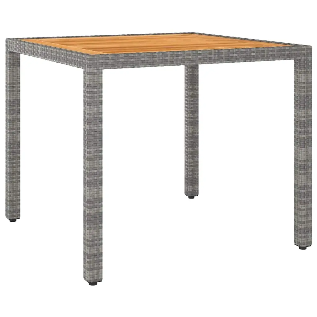 3 Piece Grey Outdoor Garden Dining Set