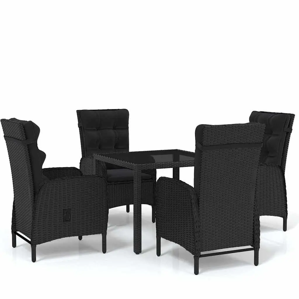 5-Piece Outdoor Dining Set with Cushions