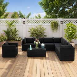 Premium 10 Piece Garden Lounge Set for Outdoor Spaces