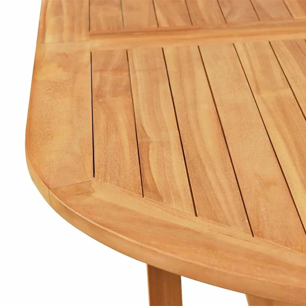 7 Piece Garden Dining Set with Teak Wood
