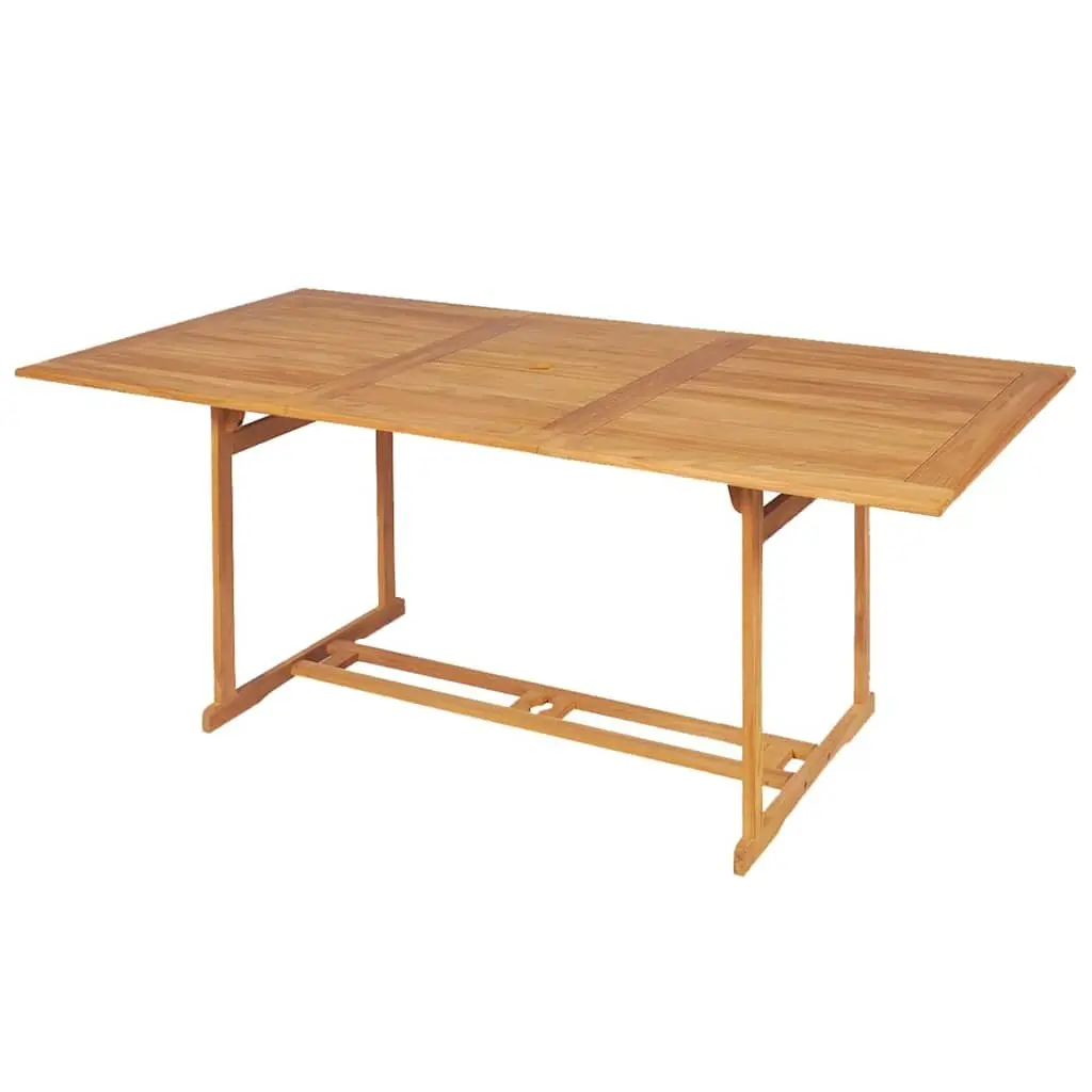 9-Piece Teak Wood Garden Dining Set