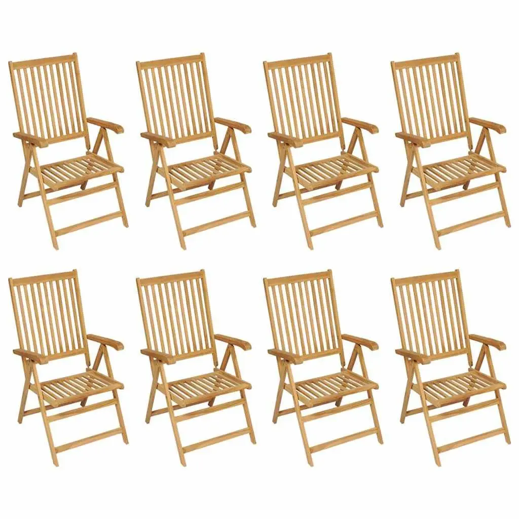 9-Piece Teak Wood Garden Dining Set