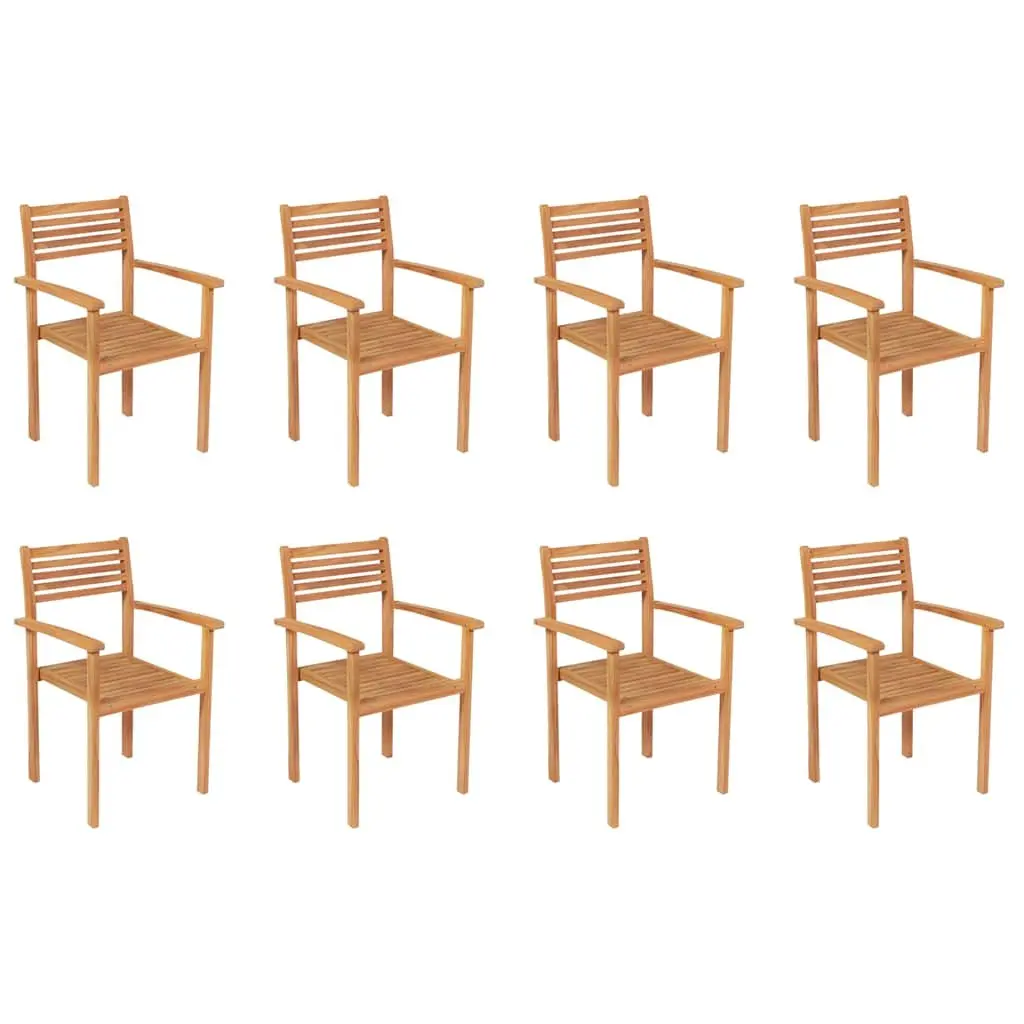 9 Piece Outdoor Dining Set Garden Patio Table Chairs Teak Wood Furniture Brown