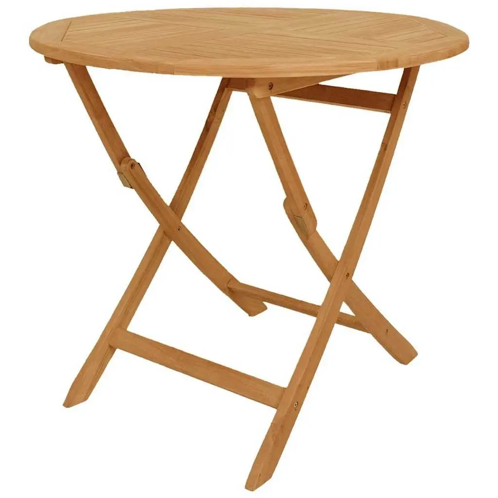 5 Piece Teak Wood Dining Set for Outdoor Entertaining