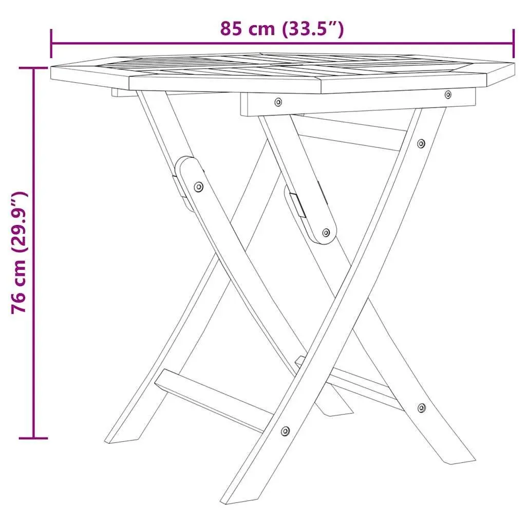 Wooden Teak 5 Piece Garden Dining Set for Outdoor Use