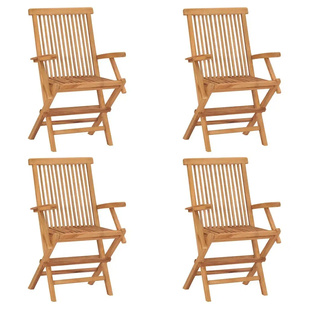 Wooden Teak 5 Piece Garden Dining Set for Outdoor Use