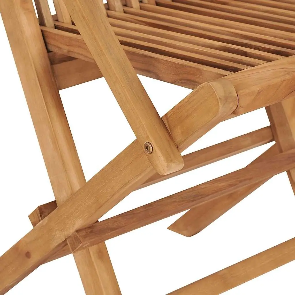 Wooden Teak 5 Piece Garden Dining Set for Outdoor Use