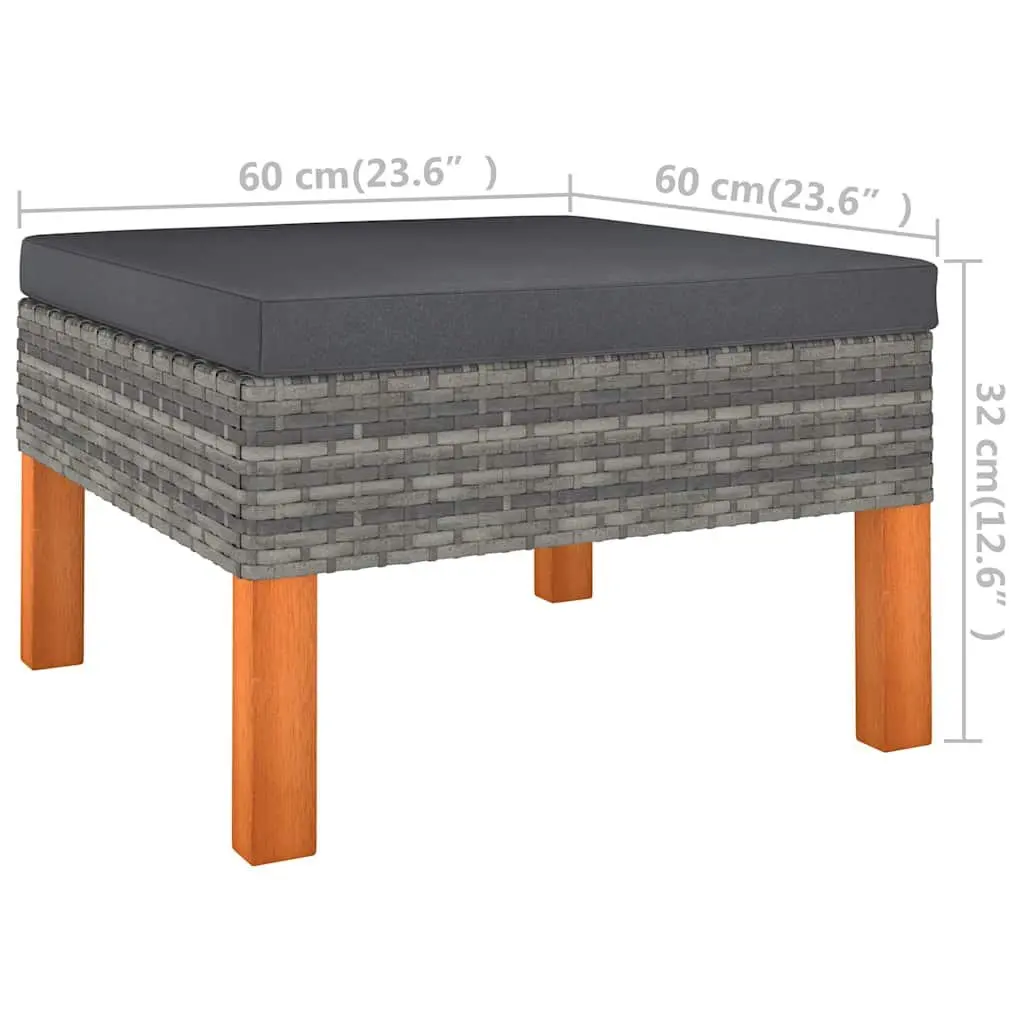 4 Piece Garden Lounge Set with Durable Build