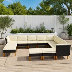 Premium 12 Piece Garden Lounge Set with Cushions