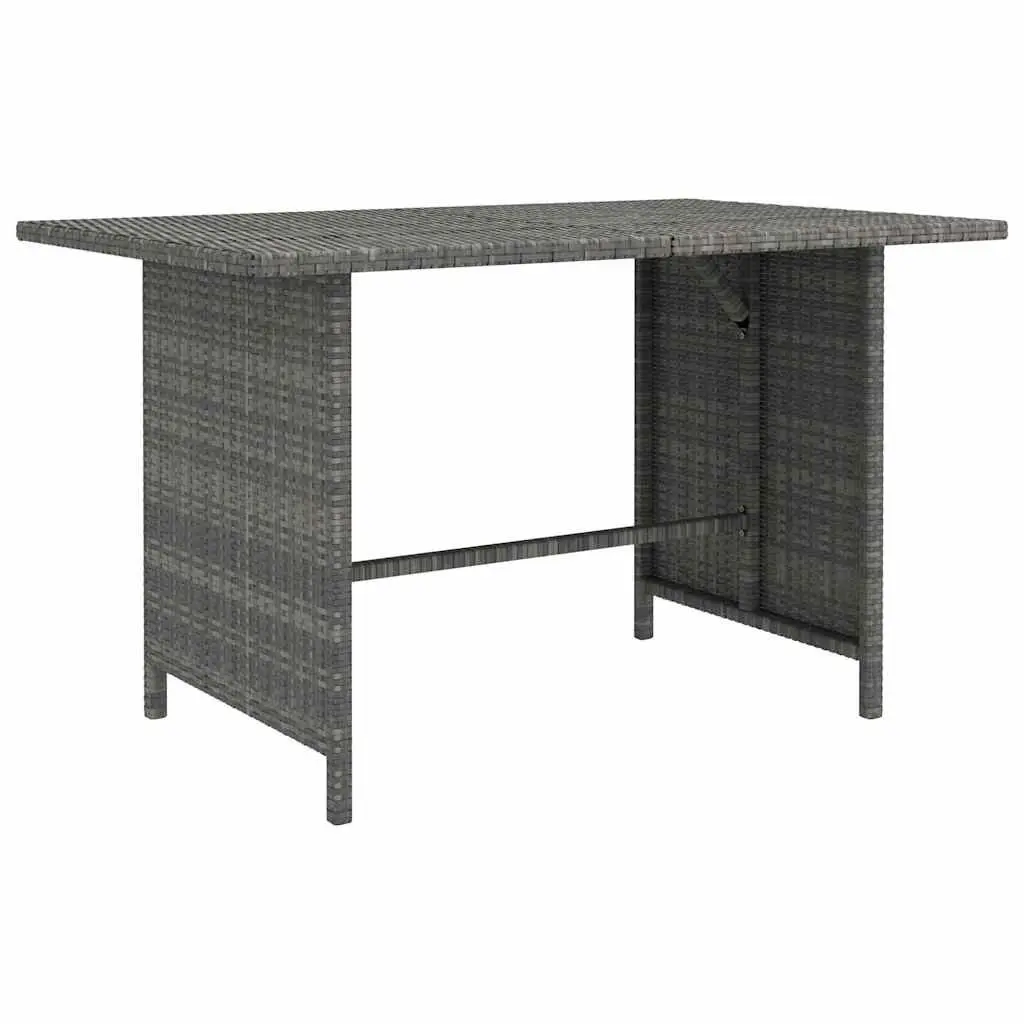 Modular 9 Piece Garden Lounge Set with Durable Grey Cushions