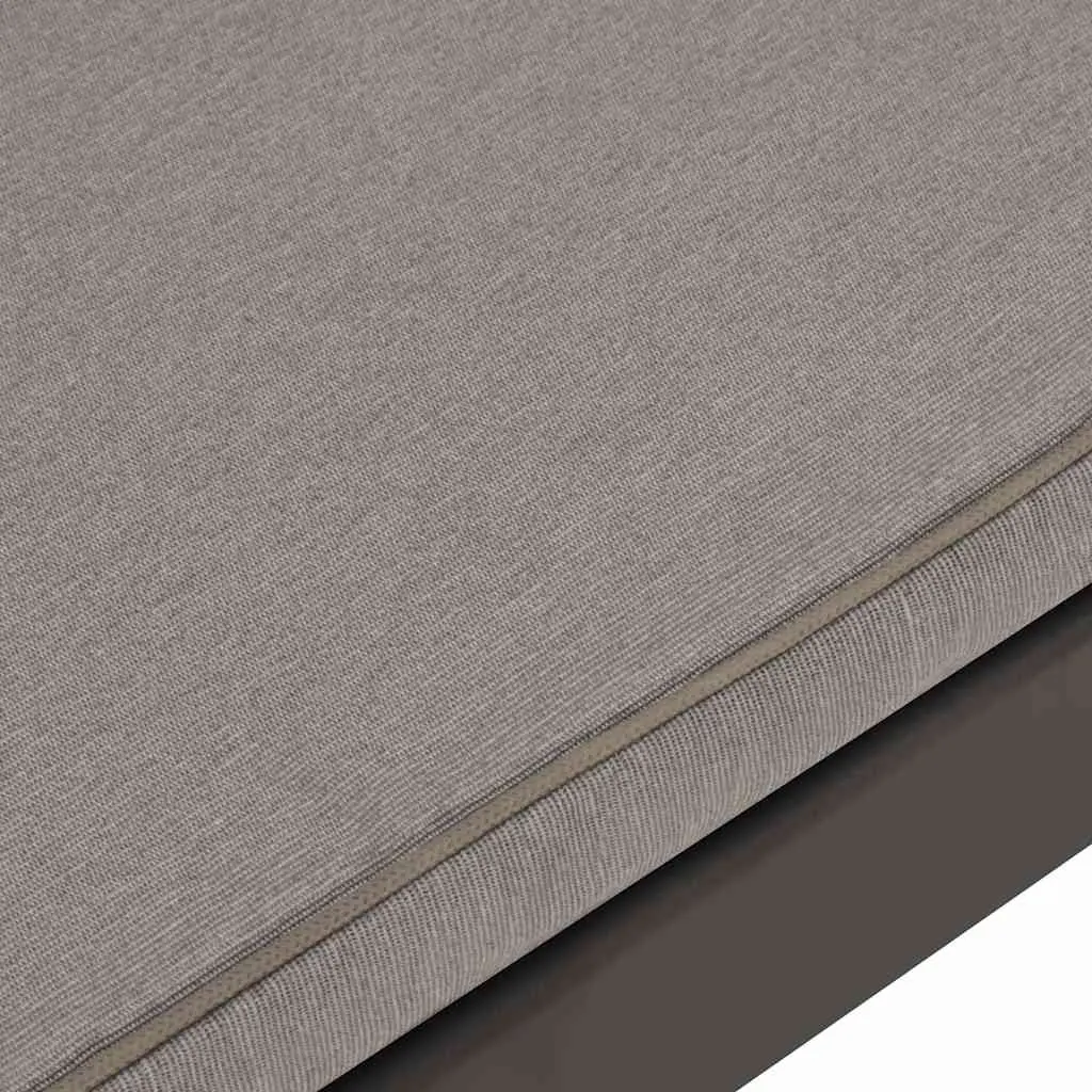 Grey 3 Piece Outdoor Lounge Set with Cushions