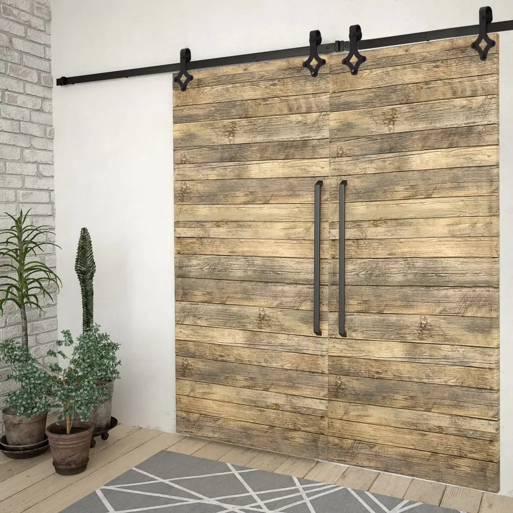 Sliding Door Hardware Kit 200cm Track Set