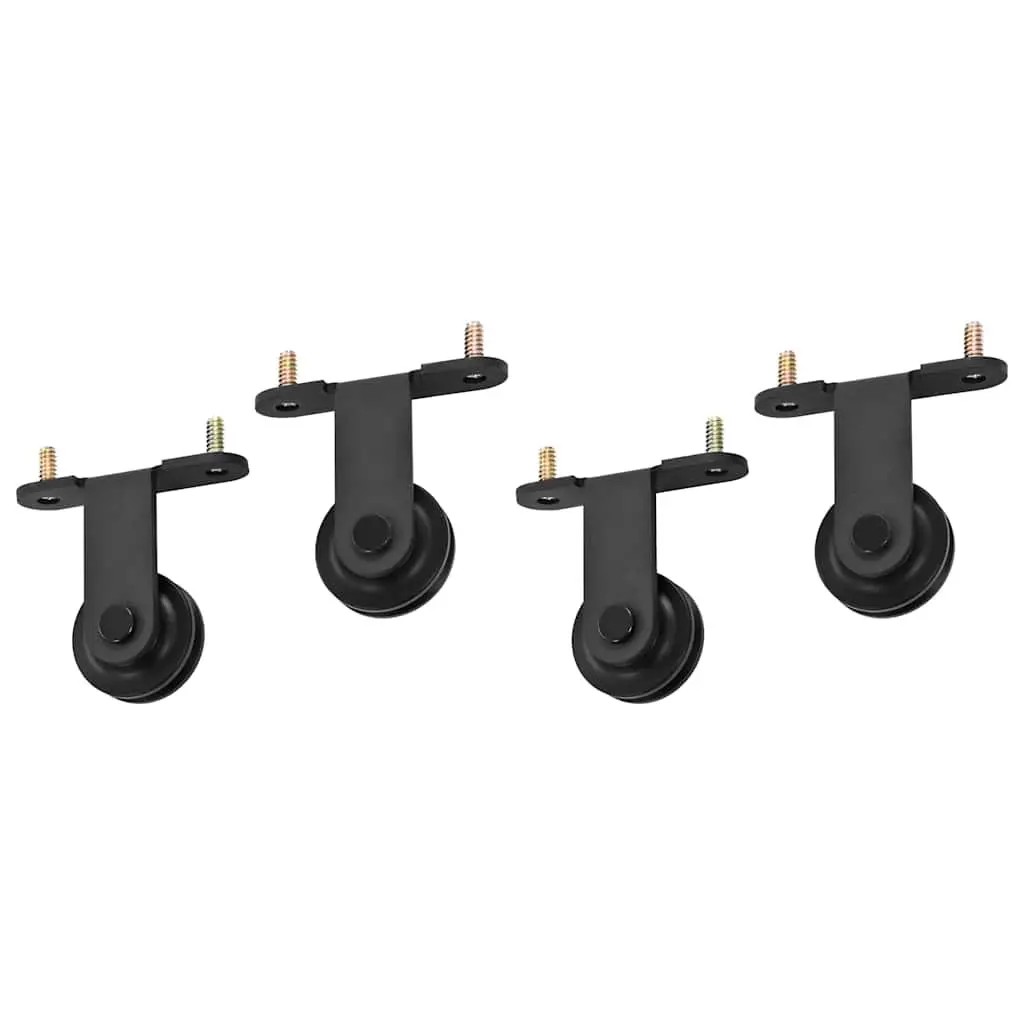 Sliding Door Hardware Kit 183cm Steel Rail Set