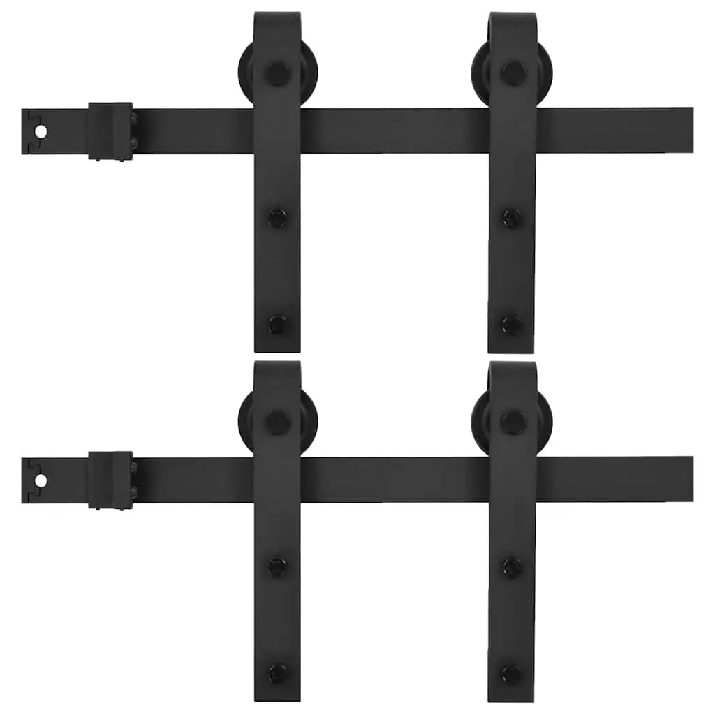 Sliding Door Hardware Kit for 200cm Track Rail