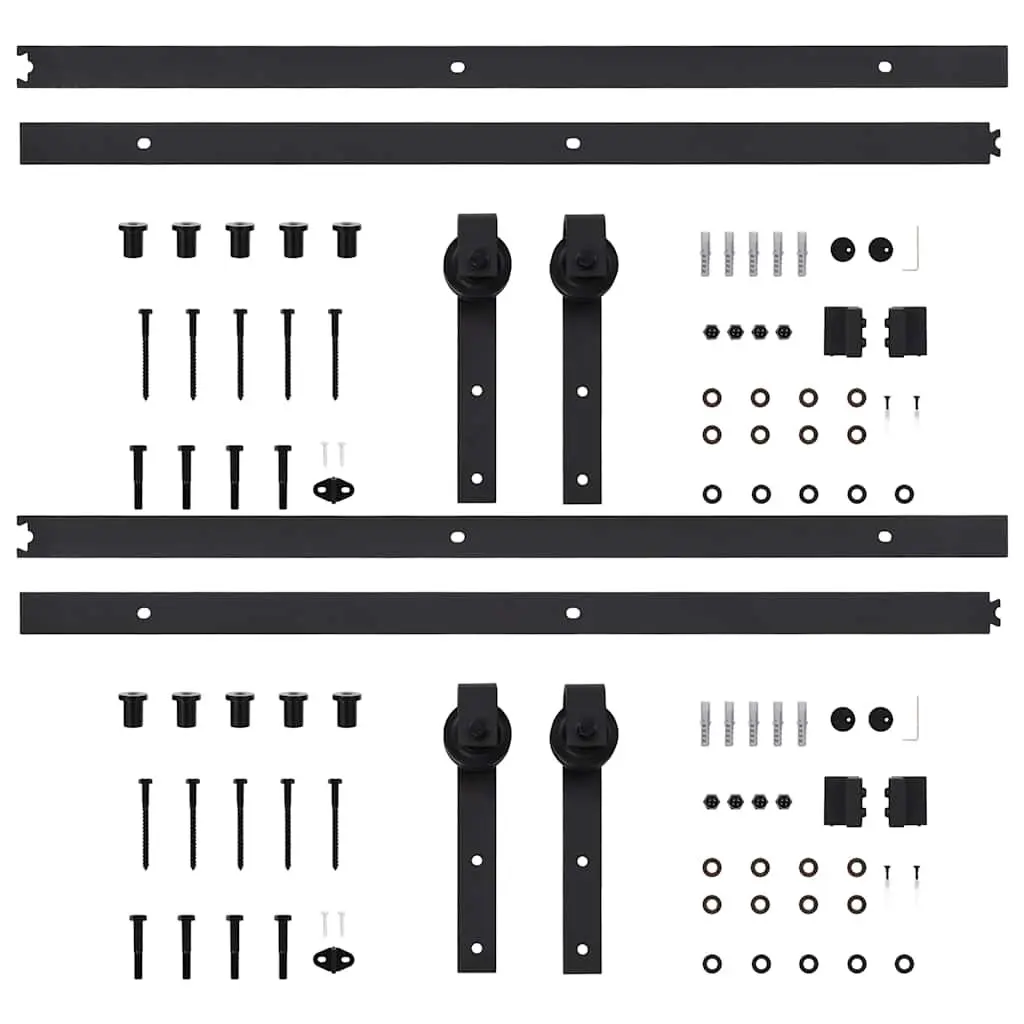 Sliding Door Hardware Kit for 200cm Track Rail