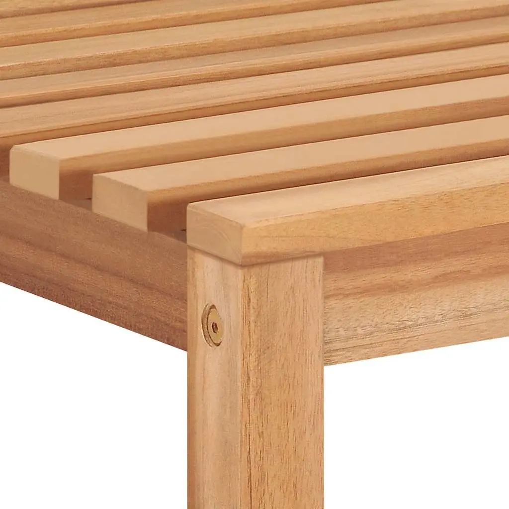 Teak 3 Piece Garden Dining Set 80x80 cm