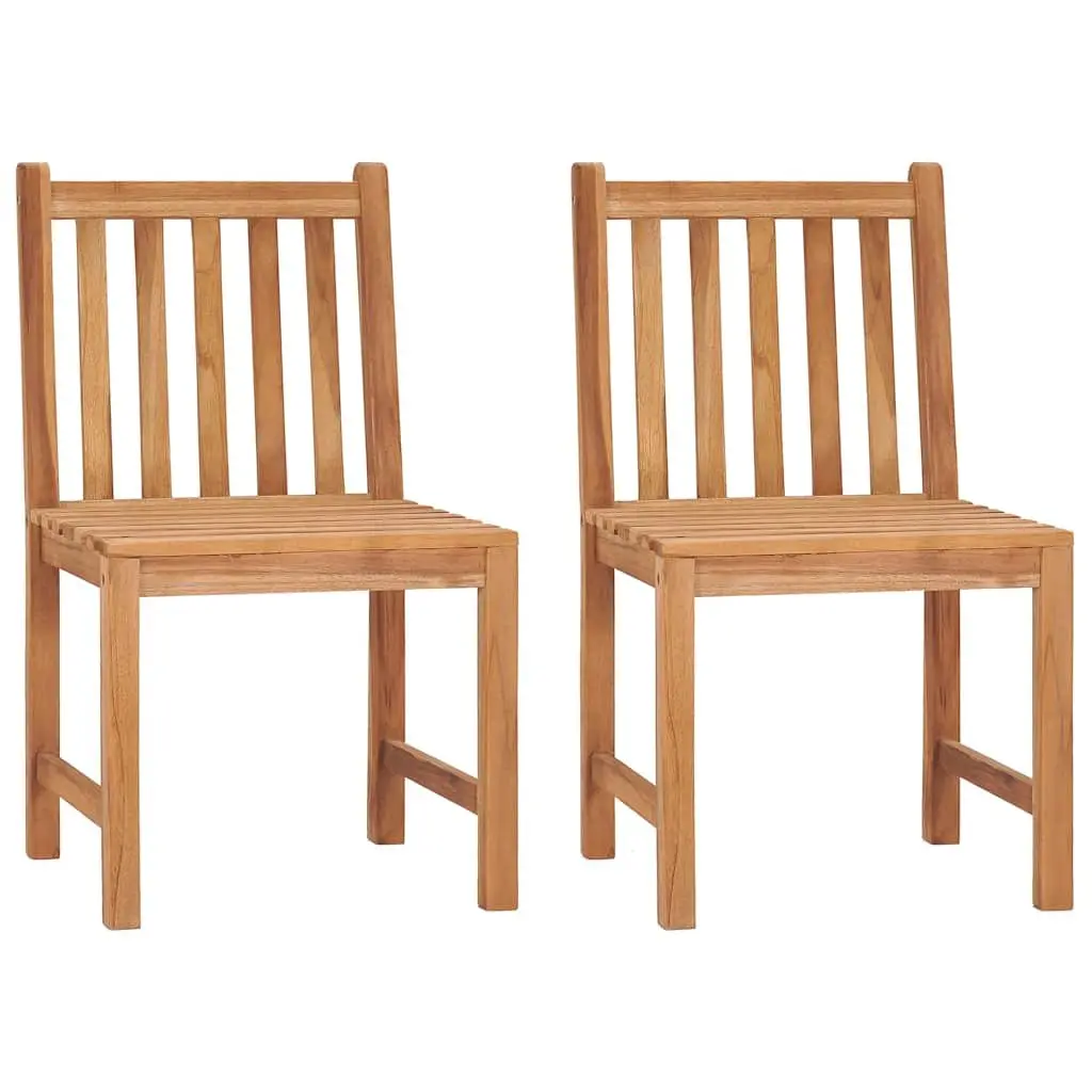 Teak 3 Piece Garden Dining Set 80x80 cm