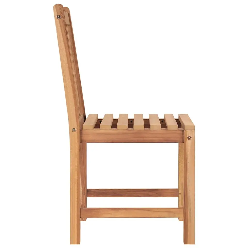 Teak 3 Piece Garden Dining Set 80x80 cm
