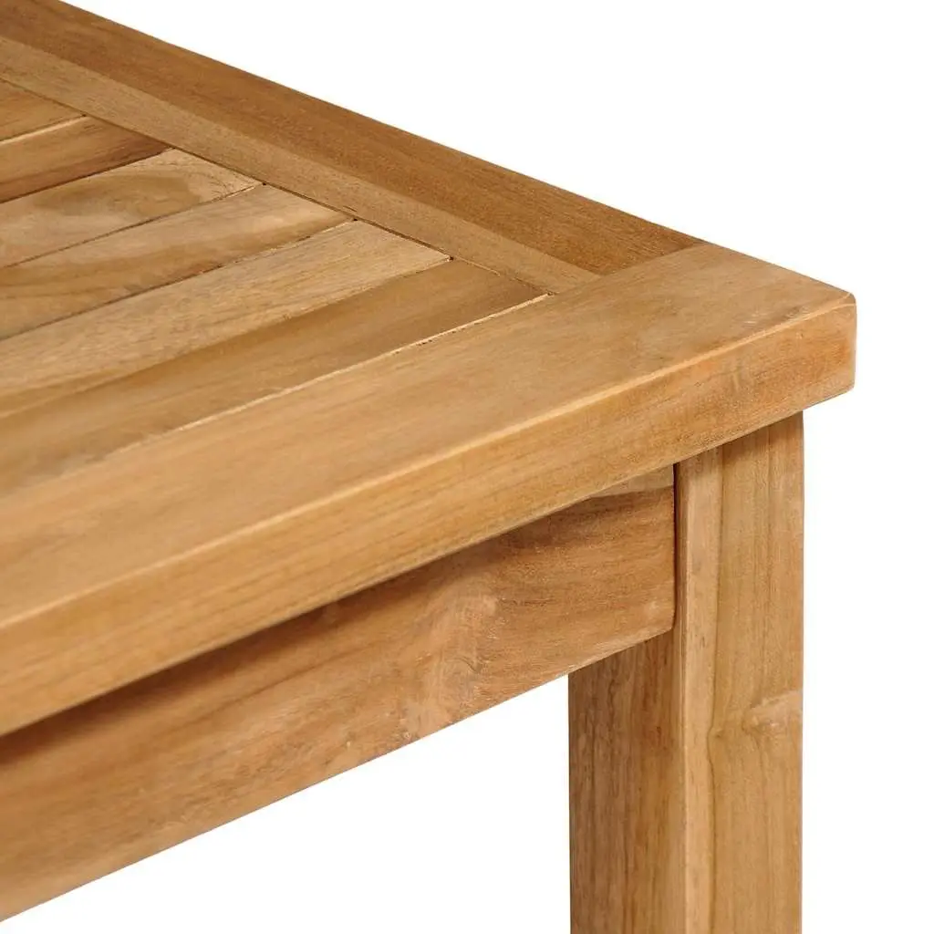 5-Piece Garden Dining Set with Solid Teak Wood