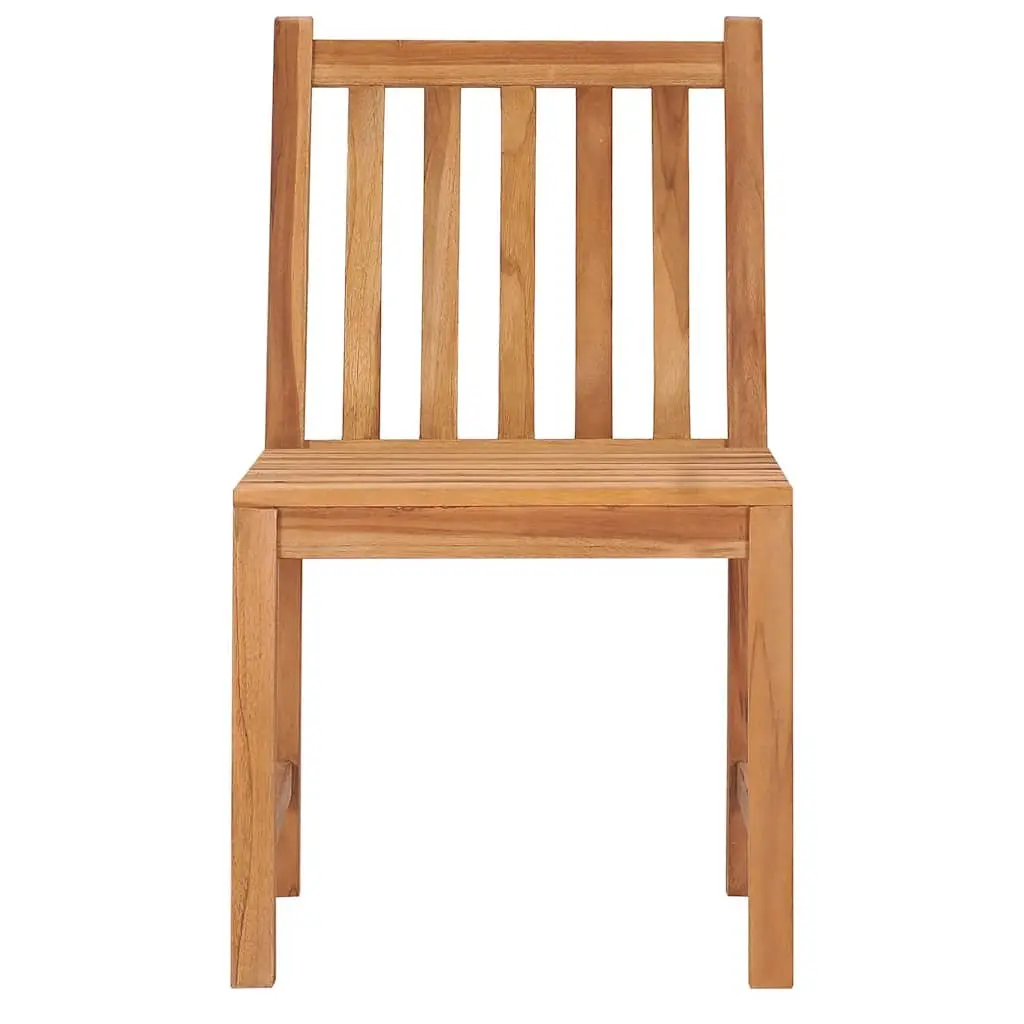5-Piece Garden Dining Set with Solid Teak Wood