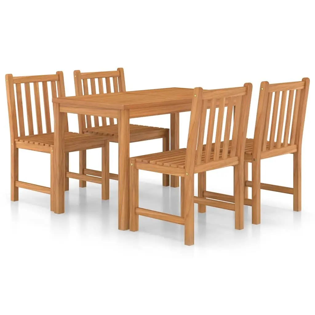 5-Piece Garden Dining Set for Outdoor Use