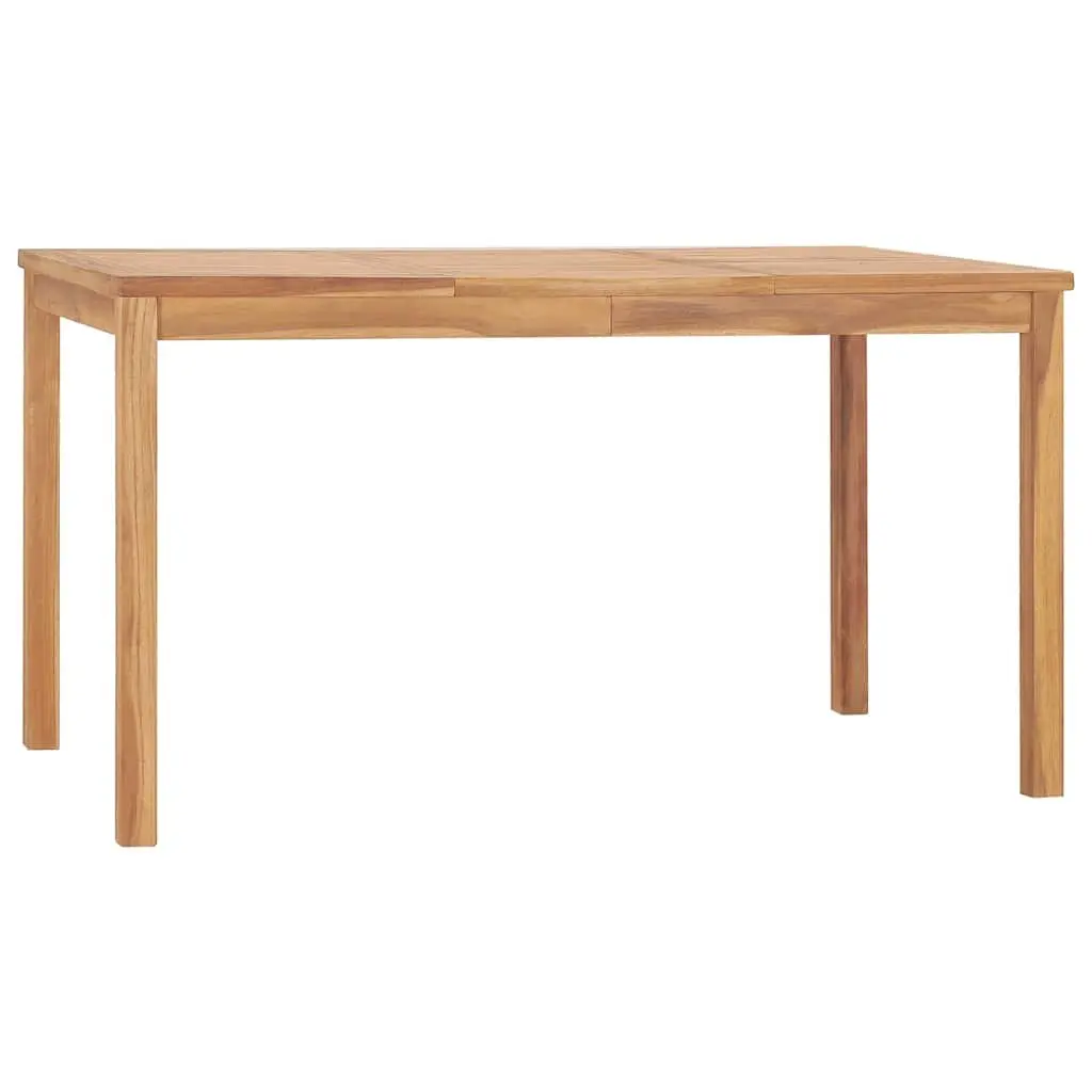 5PieceTeakWoodGardenDiningSetBrownOutdoorFurnitureTableandChairs