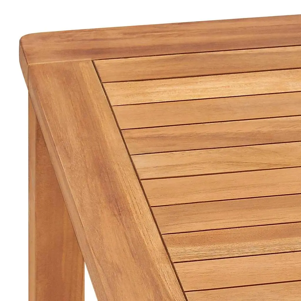 5 Piece Garden Dining Set with Sturdy Teak Construction