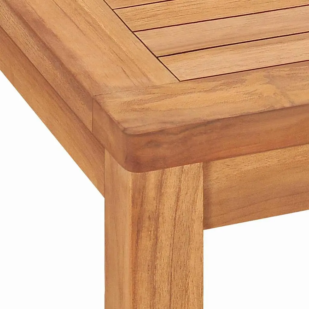 5 Piece Garden Dining Set with Sturdy Teak Construction