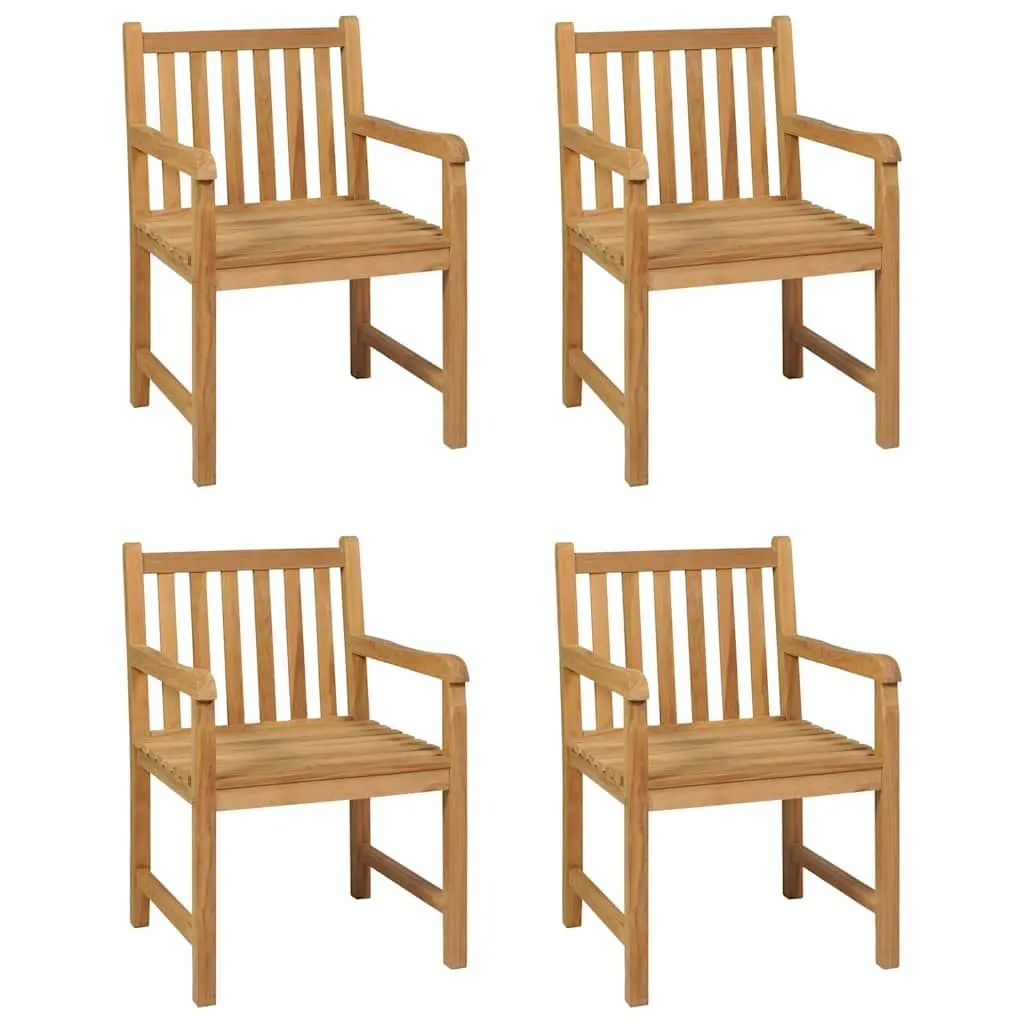 Teak Wood 5-Piece Garden Dining Set