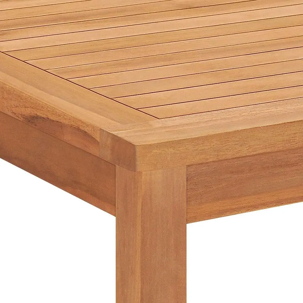 5 Piece Brown Wooden Garden Dining Set