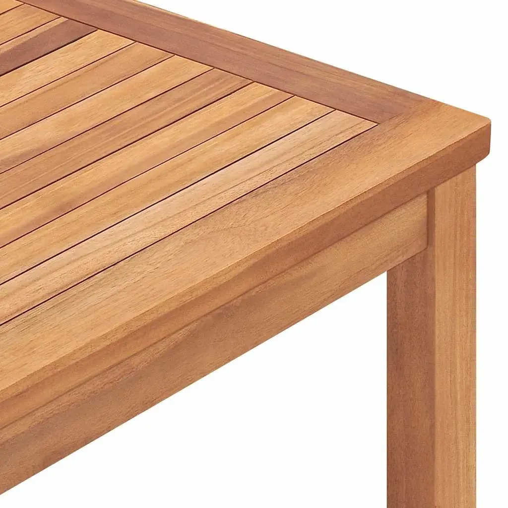 5 Piece Brown Wooden Garden Dining Set