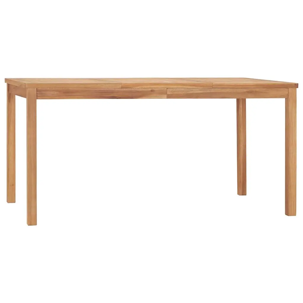 5 Piece Brown Wooden Garden Dining Set