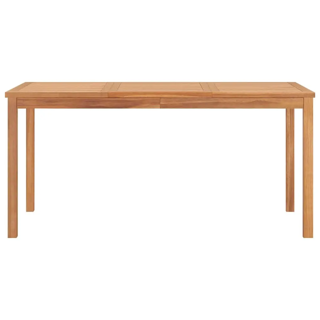 5 Piece Brown Wooden Garden Dining Set