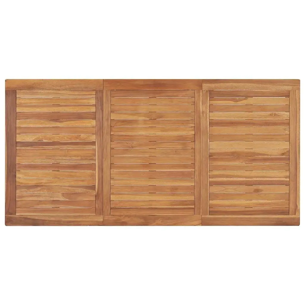 5 Piece Brown Wooden Garden Dining Set