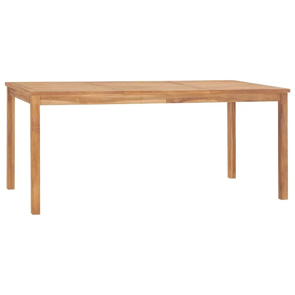 7 Piece Teak Wood Garden Dining Set 180x90 cm