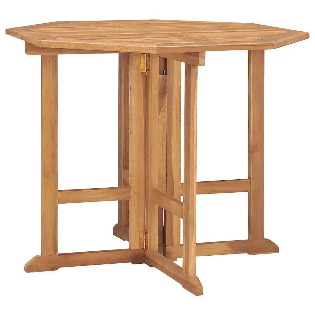 Teak Wood 5-Piece Folding Outdoor Dining Set