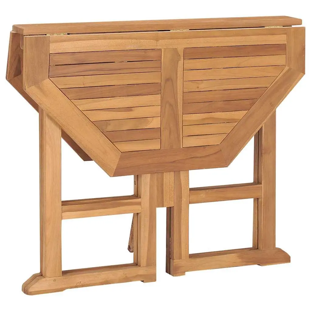 Teak Wood 5-Piece Folding Outdoor Dining Set