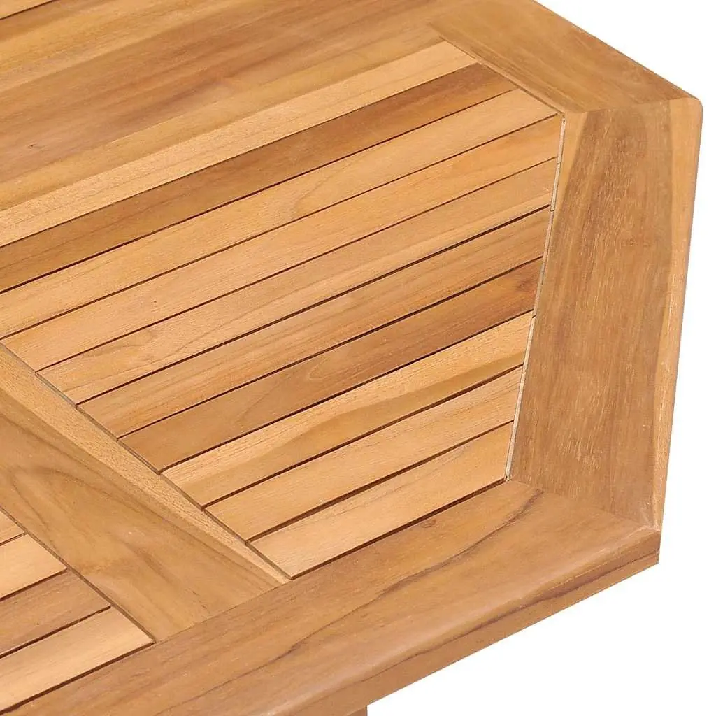 Teak Wood 5-Piece Folding Outdoor Dining Set