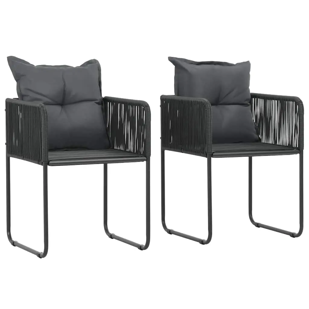 3 Piece Outdoor Dining Set with Rattan Chairs