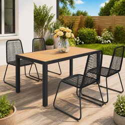 Durable Outdoor Dining Set 5 Piece Patio Furniture