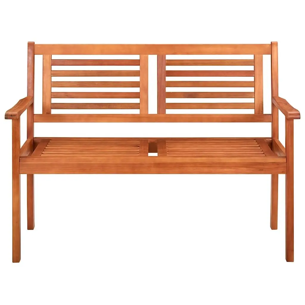 2-Seater Garden Bench Solid Wood 120cm Taupe