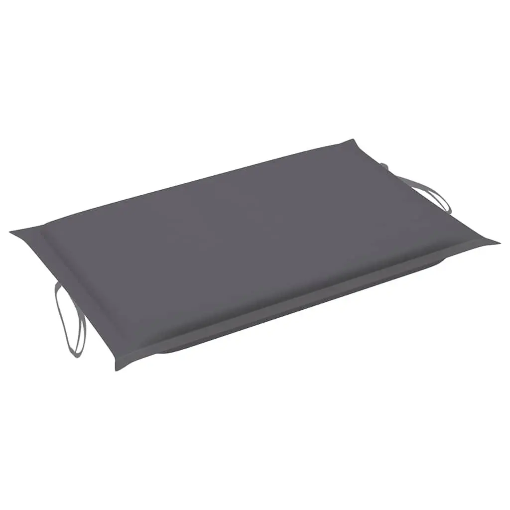 Sun Lounger Solid Acacia Wood Anthracite Folding Outdoor Garden Patio Lounge Chair Bed