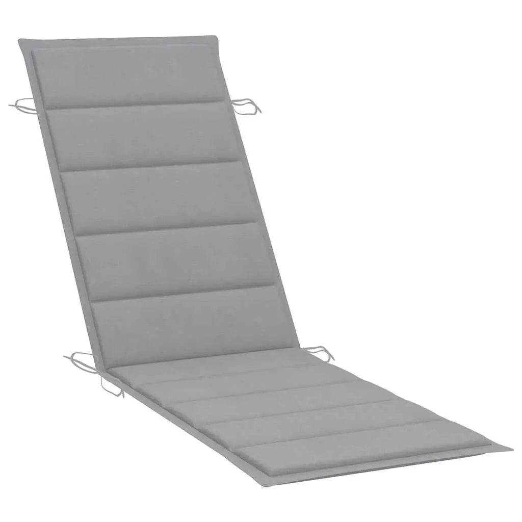Sun Lounger with Side Table and Cushion Garden Patio Outdoor Furniture Relaxing