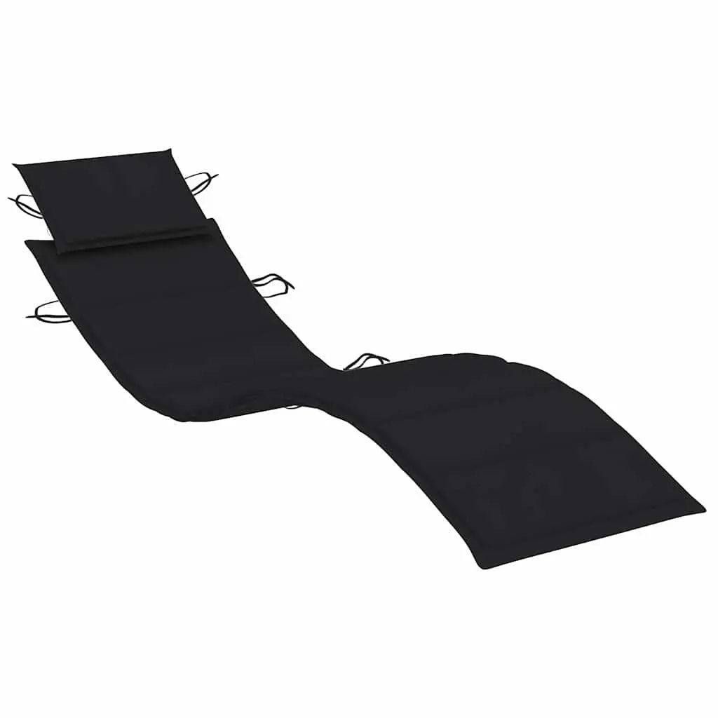 Wooden Rocking Sun Lounger for Outdoor Relaxation