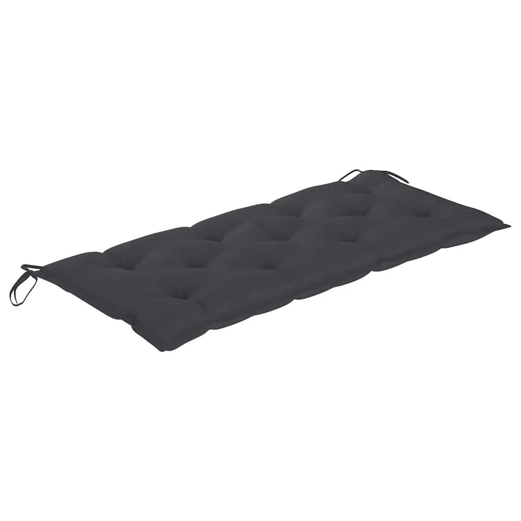 Garden Bench Bamboo 120cm Anthracite