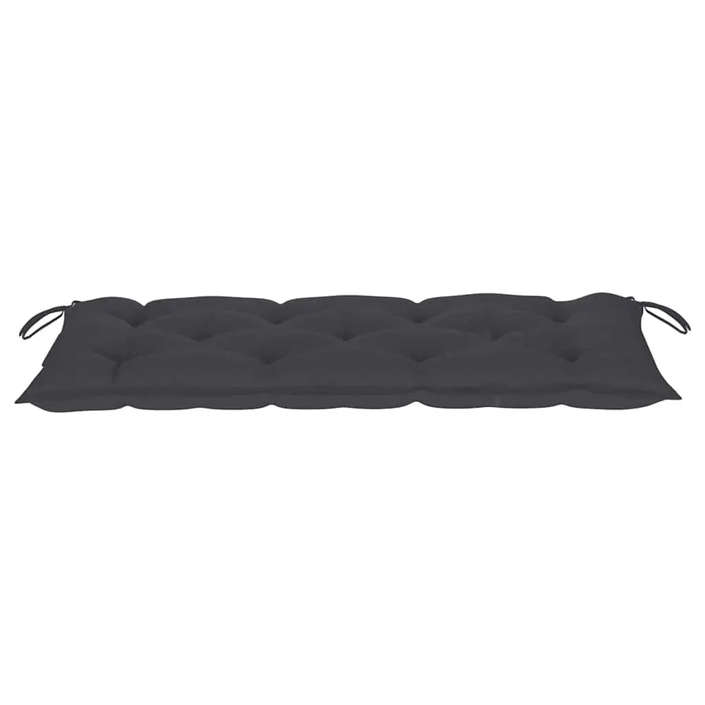 Garden Bench Bamboo 120cm Anthracite